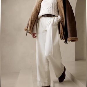 Banana republic wide leg jeans